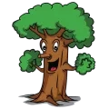 Illustration d'un arbre personnifié